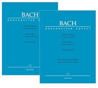 Sechs Suiten für Violoncello Solo BWV 1007-1012 der NBArev. Spielpartitur, Sammelband, Urtextausgabe, Faksimile. BÄRENREITER URTEXT [Import]