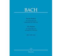 Sechs Suiten für Violoncello solo BWV 1007-1012 (eingerichtet für Viola solo). Spielpartitur, Sammelband