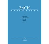Sechs Suiten für Violoncello solo BWV 1007-1012, Noten, Textbd. und 5 Hefte Faksimile-Noten