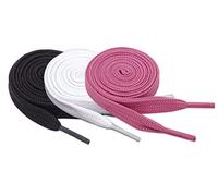 Sechunk Ensemble de chaussures plates 3 paires de 29 couleurs 50cm - 200cm combien de degrés sneakers lacets