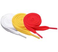 Sechunk Ensemble de chaussures plates 3 paires de 29 couleurs 50cm - 200cm combien de degrés sneakers lacets