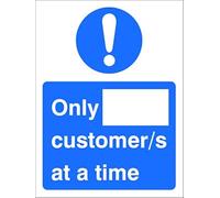 SECO "Customer Numbers", 150 x 200 mm Panneau de film autocollant pour fenêtre Bleu/blanc