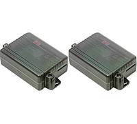Seco-Larm HL-951T1-SQ Lot de 2 émetteurs RF Enforcer HL-Series 1 bouton Fréquence 917 MHz 5 modes de sortie programmables individuellement Indicateur LED Programmation par interrupteur