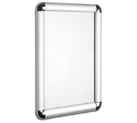 Seco Porte affiche A3 clipsable en aluminium - Coins arrondis