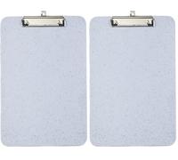 SECO SE-C1102-GNTE Porte-bloc en plastique Granite Format A4 (Lot de 2)