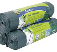 1 x 5 Secolan Maxi-Abfallsäcke 240 l vert/noir