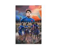 SECOLI Affiche d'art du joueur de rugby Antoine Dupont Impression sur toile Art mural Peinture Convient pour la décoration de chambre salon bureau 20x30pouces(50x75cm) Style sans cadre