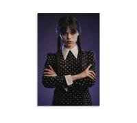 SECOLI Impression sur toile Mercredi Addams pour la maison, le bureau, décoration murale, 20 x 30 cm, style sans cadre