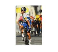 SECOLI Julian Alaphilippe Poster sur toile avec cycliste de route professionnel français, décoration murale, décoration moderne, sans cadre, 30 x 45 cm