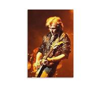SECOLI Michael Schenker in Concert 1982 Impression sur toile haute définition pour la maison ou le bureau Décoration murale sans cadre 50 x 75 cm