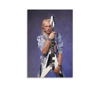SECOLI Michael Schenker Poster photo vintage sur toile décorative Décoration murale Décoration moderne sans cadre 50 x 75 cm