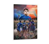 SECOLI Poster d'art du joueur de rugby Antoine Dupont, impression sur toile, art mural, peinture adaptée pour décoration de chambre, salon, bureau 08x12inch(20x30cm) Style-cadre