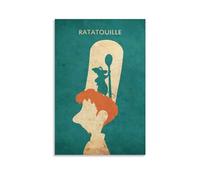 SECOLI Ratatouille Affiche décorative sur toile de film classique Décoration murale moderne 30 x 45 cm