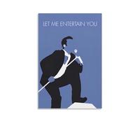 SECOLI Robbie Williams - Let Me Entertain You - Impression sur toile - Décoration murale moderne - 20 x 30 cm
