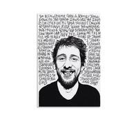 SECOLI Shane MacGowan Impression sur toile colorée haute définition pour la maison ou le bureau 20 x 30 cm Sans cadre