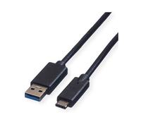 Secomp 11.44.9011 câble USB USB 3.2 Gen 1 (3.1 Gen 1) 1 m USB A USB C Noir