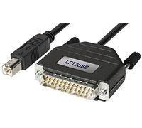 Secomp 12.02.1074 Câble d'interface et Adaptateur D-Sub 25 Broches (DB-25) USB 2.0 Type B Noir