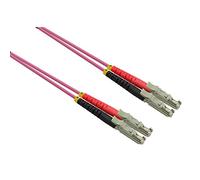 ROLINE 21159495 - Câble patch à fibre optique, LSH Duplex, OM4, 50/125 µm, violet,
