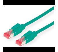 Secomp Câble Réseau Cat6 S/FTP (S-STP) 7m Vert, Connecteurs RJ-45 Mâle-Mâle, AWG 27, Diamètre 5.7mm, Réf. 21.08.9263