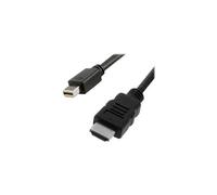 Secomp Value - Câble adaptateur - Mini DisplayPort mâle pour HDMI mâle - 2 m - blindé - noir (pack de 10)