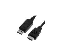 Secomp Value Standard - Câble adaptateur - DisplayPort mâle pour HDMI mâle - 1 m - blindé - noir (pack de 10)