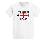 Second Ave Baby/Children's England Football Euros White T Shirt Top Kit - Various Designs