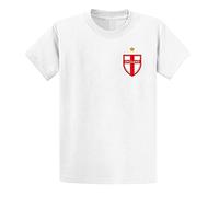 Second Ave Baby/Children's England Football Euros White T Shirt Top Kit - Various Designs