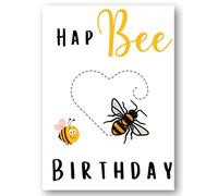 Second Ave Carte d'anniversaire Motif abeille