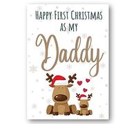 Second Ave Carte de vœux de Noël « Happy First Christmas as My Daddy »
