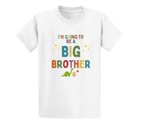 Second Ave T-shirt pour bébé avec inscription « I'm Going to Be A Big Brother » Blanc, blanc, 1-2 ans