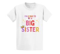 Second Ave T-shirt pour bébé avec inscription « I'm Going to Be A Big Sister » Blanc, blanc, 3-4 ans