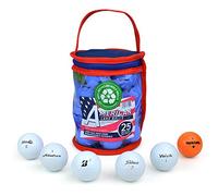 Second chance 25 balles de golf de récupération sac pvc
