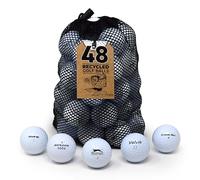 Second Chance Golf Lakeballs Lot de 48 balles de Golf recyclées Grade A Blanc pour Tous Les golfeurs