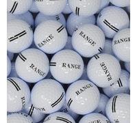 Second Chance Lot de 12 balles de Golf de la Gamme - Construction en 2 pièces, Compression 90, balles de Golf Standard pour Terrain de Conduite, 12 balles Blanches