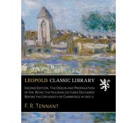 Second Edition. The Origin and Propagation of Sin: Being the Hulsean Lectures Delivered Before the University of Cambridge in 1901-2
