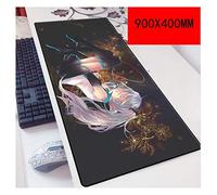 Second Element Girl 900X400Mm, Tapis De Souris De Jeu Rapide Et Précis avec Une Base Épaisse De 3 Mm, pour Ordinateurs Portables, S