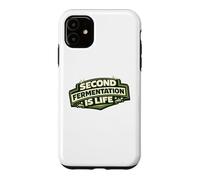 Second Fermentation is Life Cadeau de brasseur Kombucha Coque pour iPhone 11