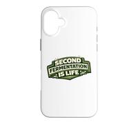 Second Fermentation is Life Cadeau de brasseur Kombucha Coque pour iPhone 16 Plus