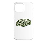 Second Fermentation is Life Cadeau de brasseur Kombucha Coque pour iPhone 16 Pro Max