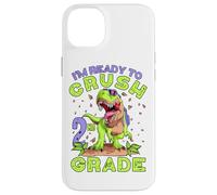 Second Grade Back to School Crush 1st Day of School Dinosaure Coque pour iPhone 14 Plus