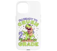 Second Grade Back to School Crush 1st Day of School Dinosaure Coque pour iPhone 15