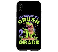 Second Grade Back to School Crush 1st Day of School Dinosaure Coque pour iPhone XS Max