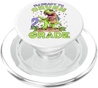 Second Grade Back to School Crush 1st Day of School Dinosaure PopSockets PopGrip pour MagSafe