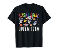 Second Grade Dream Team Astronaute 2e année rentrée Scolaire T-Shirt