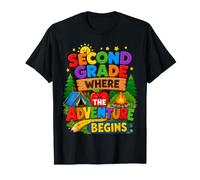 Second Grade Safari Adventure First Day Back to School T-Shirt