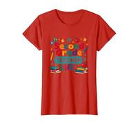 Second Grade Teacher Life - Cadeau pour éducateur élémentaire T-Shirt, Femme, Rouge, XS