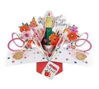 Second Nature Carte de vœux pop-up 3D Motif Prosecco