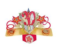 Second Nature Pop Ups Carte d'anniversaire 30 ans (30th)