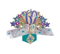 Second Nature Pop Ups Carte d'anniversaire 60 ans