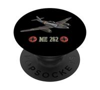 Seconde Guerre Mondiale Avion de Chasse Allemand ME 262 PopSockets PopGrip Adhésif